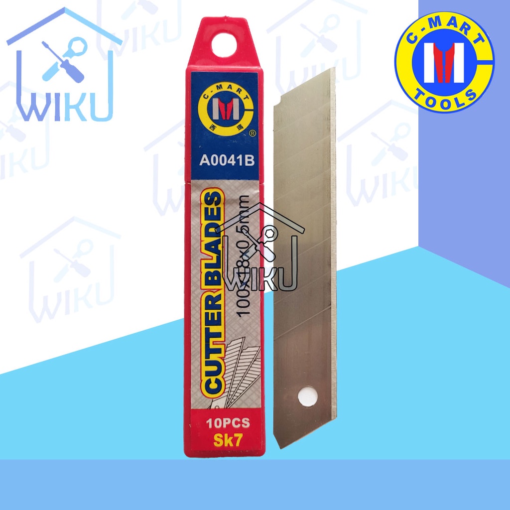 

CMART Isi Refill Pisau Cutter Besar Set 10 pcs SK7 Pemotong Kertas