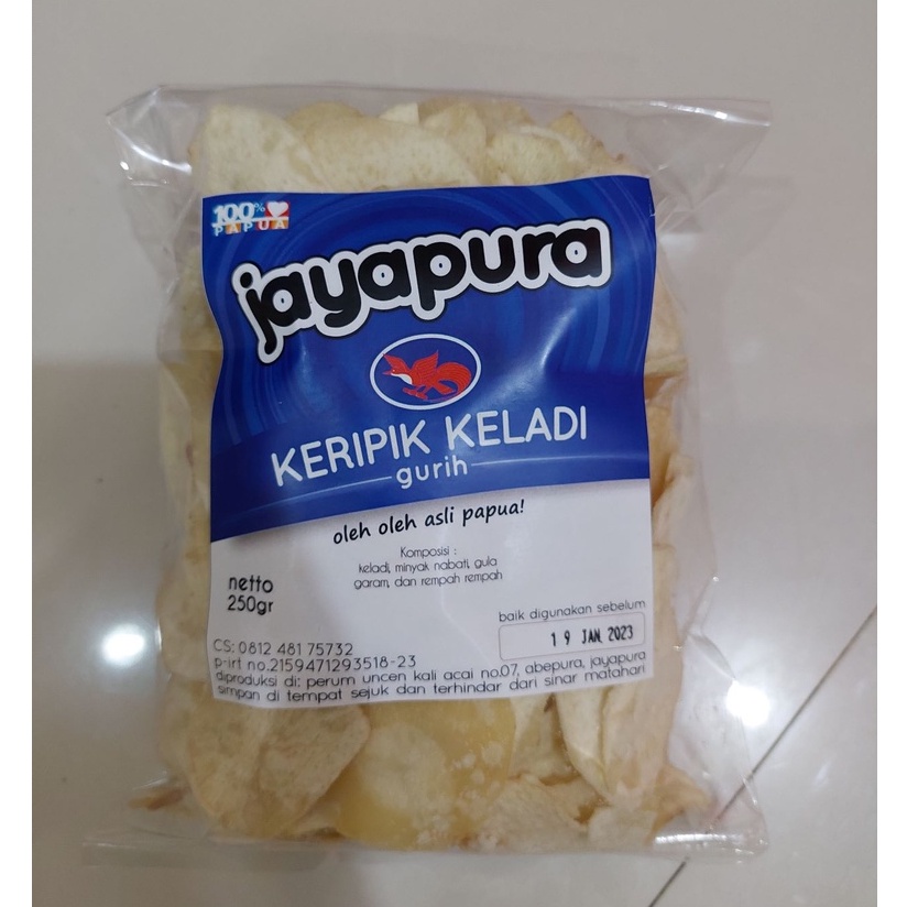 

Keripik Keladi Jayapura 250g