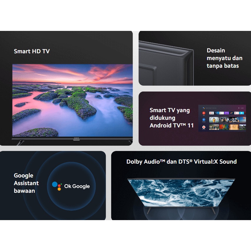 Xiaomi TV A2 43inch Full HD Digital TV Dolby Audio™ Android TV™