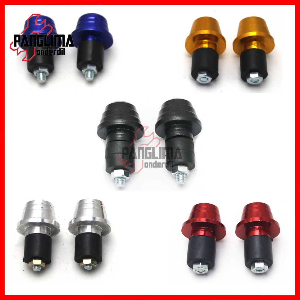 Bandul Stang Untuk Semua Jenis Motor-Universal Jalu Setang Stir Variasi Merah-Emas-Biru-Silver 1 Set-2 Pcs