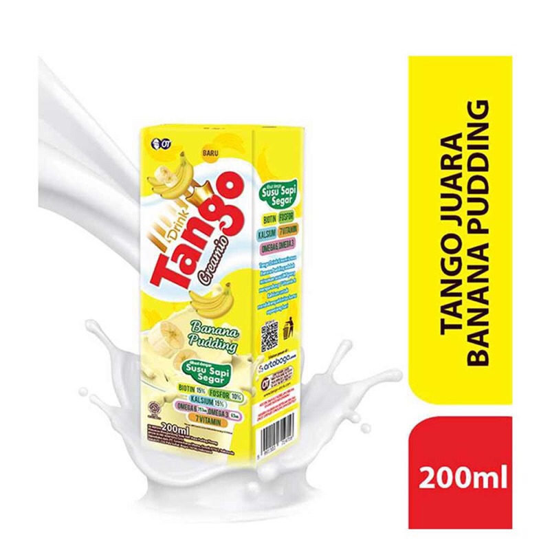 

tango creamio banana milk pudding & chocolate 200ml