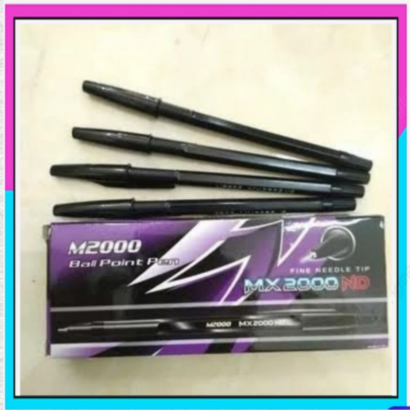 

Pulpen Tinta Hitam M2000 (ISI 12PCS)