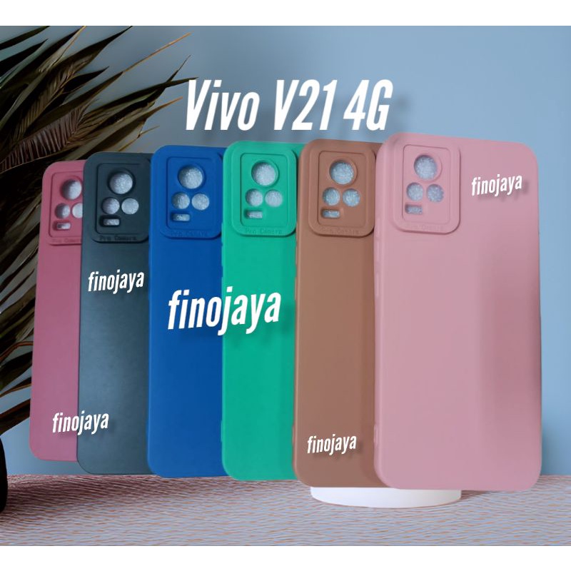 CASE MACARON VIVO V21 4G SILIKON CASING SElICON SOFTCASE PELINDUNG PRO CAMERA