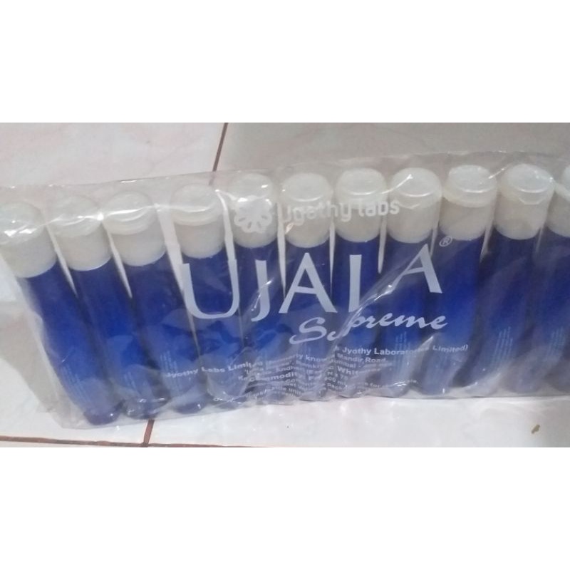 Ujala supreme 75ml/blau cair/blau/blawu/pemutih baju/blau ujala