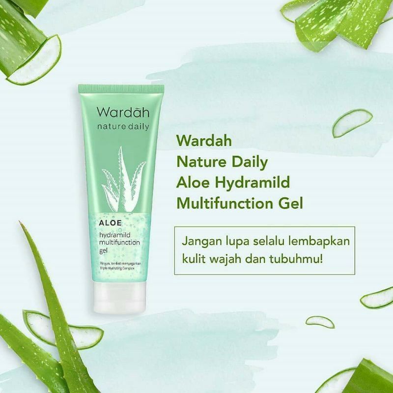 Wardah Nature Daily Aloe Hydramild Multifunction Gel 100ml