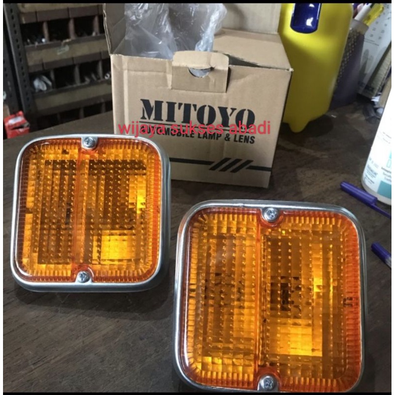 lampu sen taft badak kebo F50 1 set 2pc lampu sen depan taft badak F50 lampu sen palang taft badak F