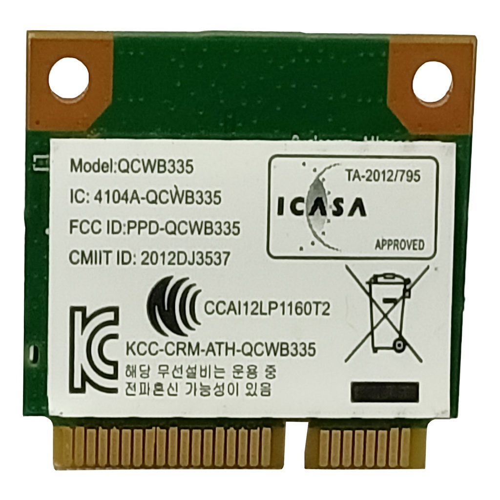 Jual Wifi card Atheros QCWB335 Bluetoth 4.0 / Wifi laptop Qualcom ...