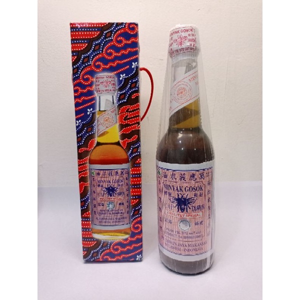 Minyak Gosok cap Tawon tutup Putih Asli 100%