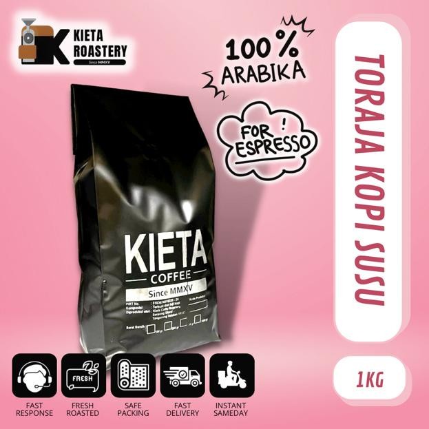 

Biji Kopi Arabika Toraja Sapan untuk Kopi Susu / Espresso Blend 1kg