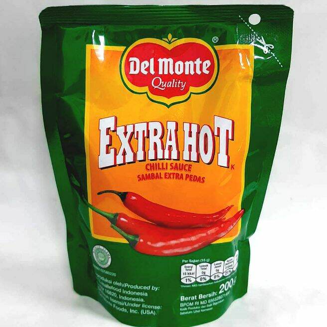 

Delmonte Saus Chili Extra Hot 200gr
