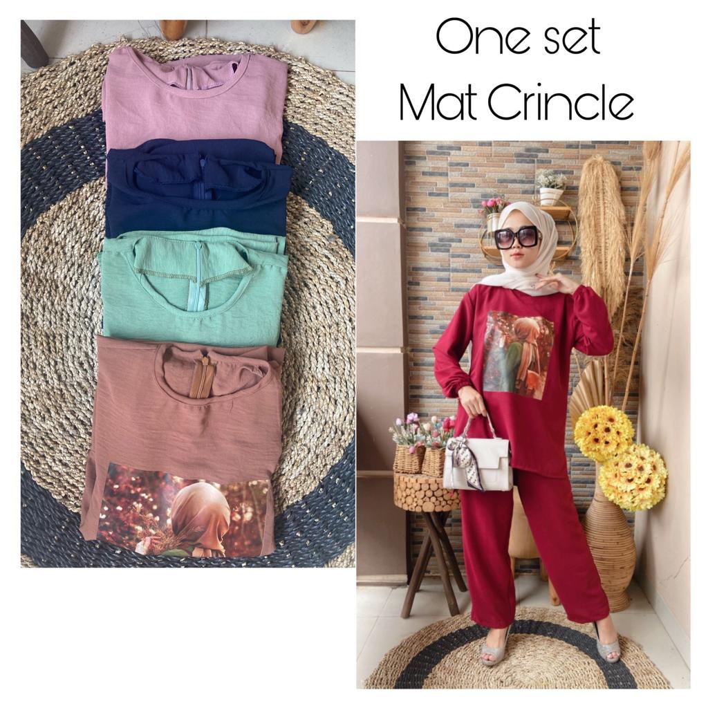 ONE SET // ONE SET CRINKLE // ONE SET WANITA  ONE SET CRINKLE 2022 // CRINKLE VIRAL // FASHION WANIT