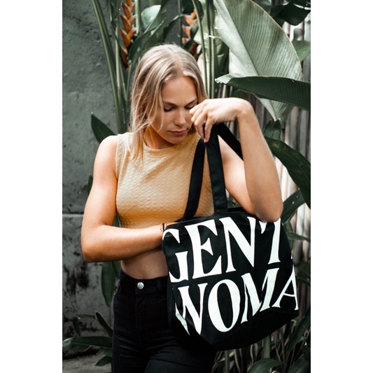 tote bag gentle woman