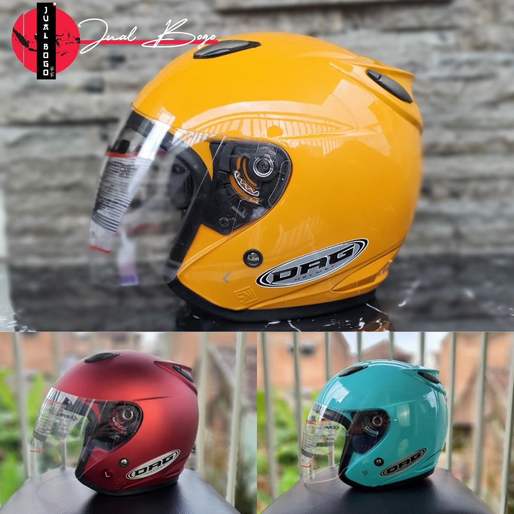 HELM DAG CENTRO HALF FACE CLEAR VISOR STANDARD SNI