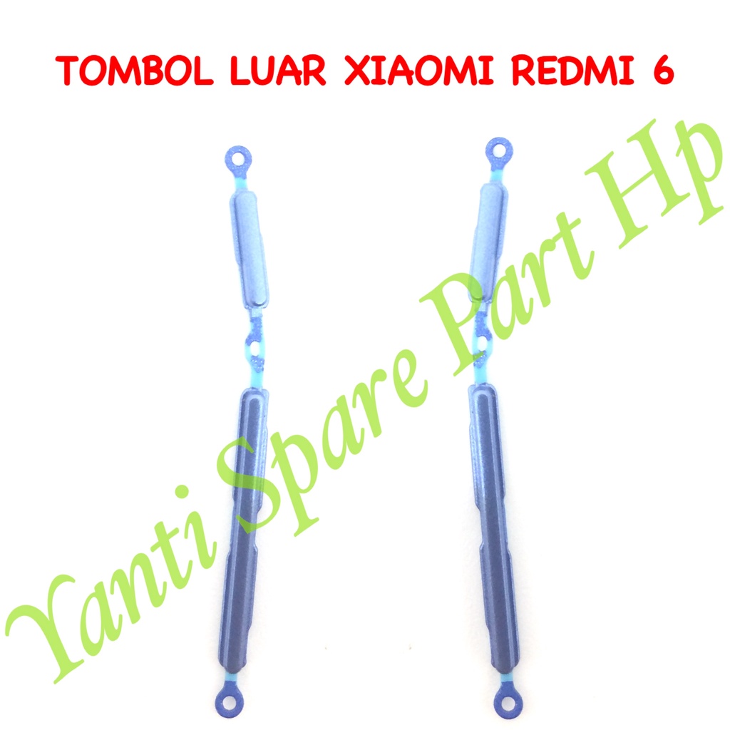 Tombol Luar On Off Volume Xiaomi Redmi 6 6A Original Terlaris New