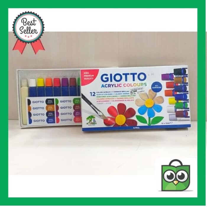 

Star Giotto Acrylic Set 12Ml X 12 Pcs / Cat Akrilik Giotto Set Promo