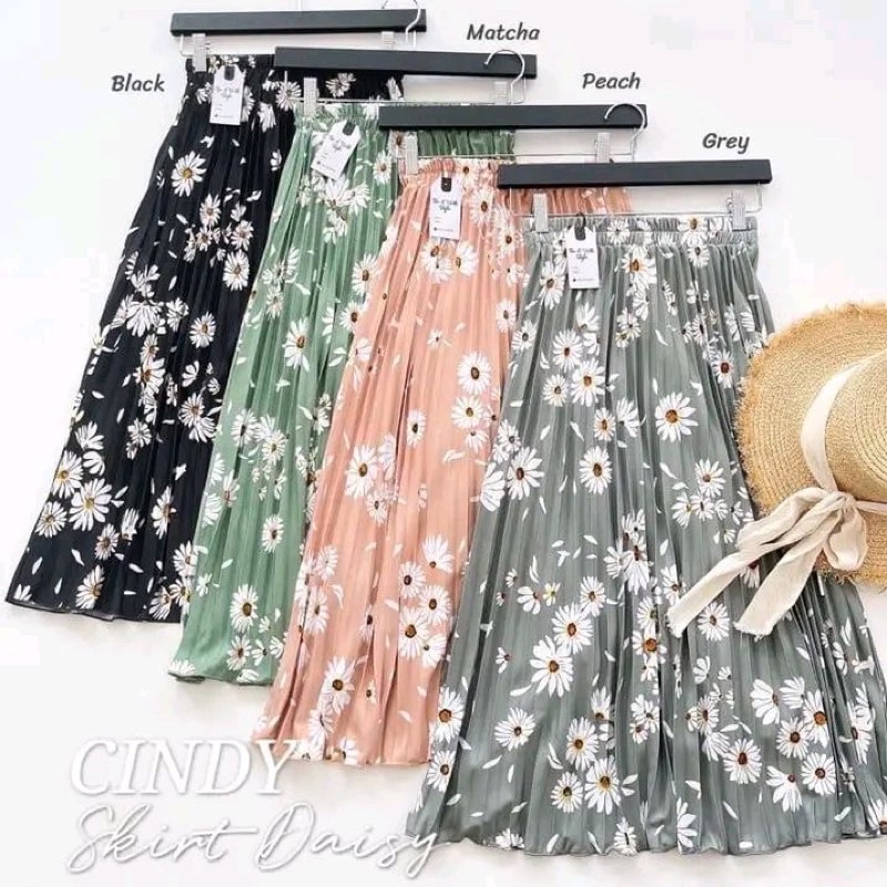 Rok Polos Motif Daisy Cindy Skirt Original