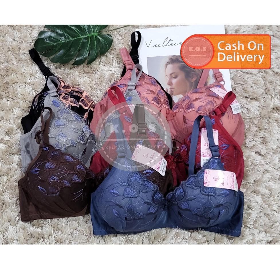 Bra bh import bordir tanpa kawat size 36-42 • NFK.18Oc22ᴬ