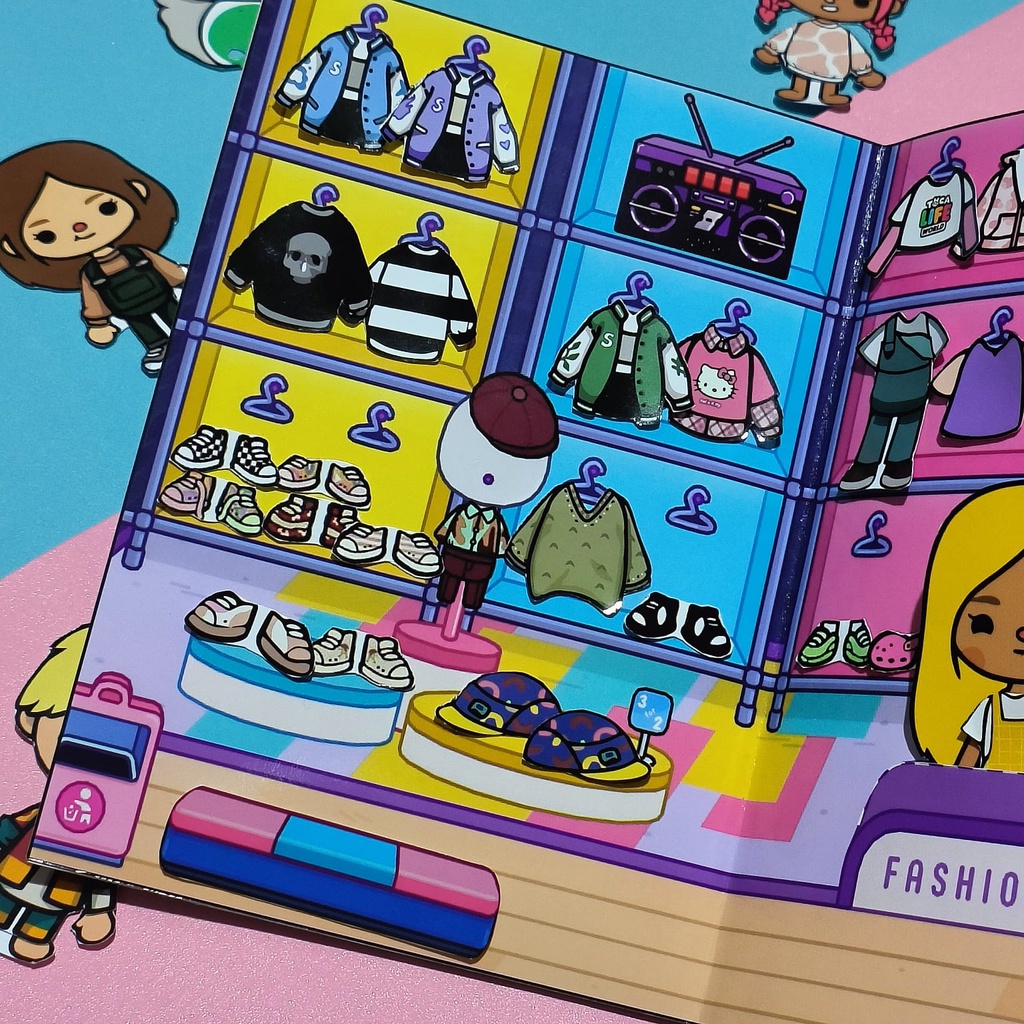 

TOCA BOCA MALL SERIES mainan edukatif anak SUDAH LAMINASI ANTI AIR KHANZA ONLINE