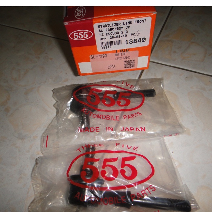 SPAREPART - Stabilizer Link Front Suzuki Escudo 2.0, Lancer C62A 555 Japan AKSESORIS MOBIL - OTOMOTI