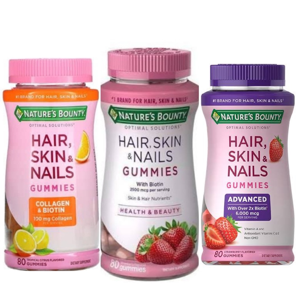 Nature's Bounty Optimal Solution Hair, Skin, &amp; Nails with Biotin and Collagen