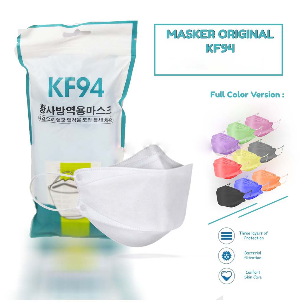 OKHI - MASKER KF94 MASKER KN95 MASKER N95 MASK MEDIS KOREA KF 94 DUCKBILL