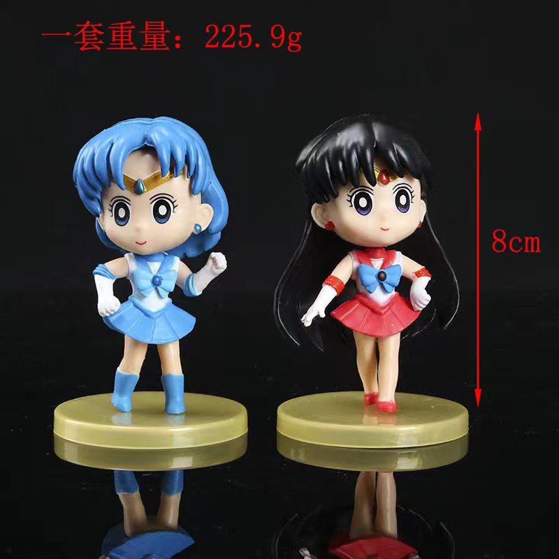 (WPJ-SAILORMOON) GANTUNGAN KUNCI SAILORMOON / PAJANGAN SAILORMOON / FIGURE SAILORMOON / DEKORASI ANIME / MINI FIGURE / PAJANGAN MOBIL