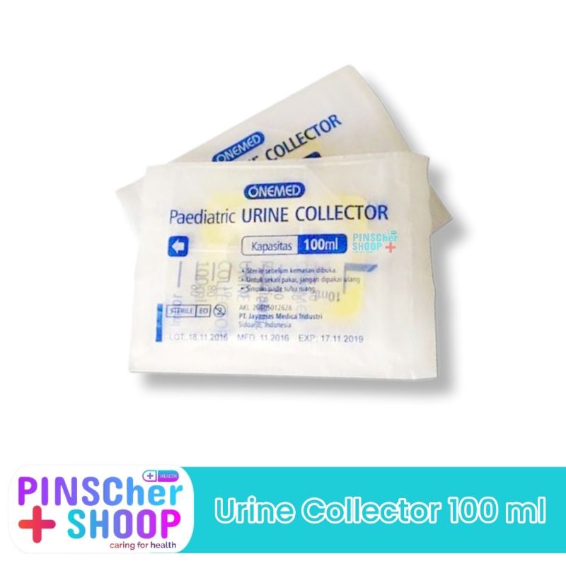 Pediatrik Urine Collector 100 Ml Onemed Kantung Tampung Urin Anak / Satuan