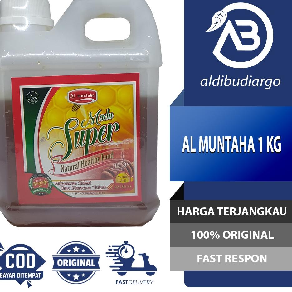 

Import Terlaris MADU MURNI SUPER AL MUNTAHA 1 KG DAYA TAHAN TUBUH 