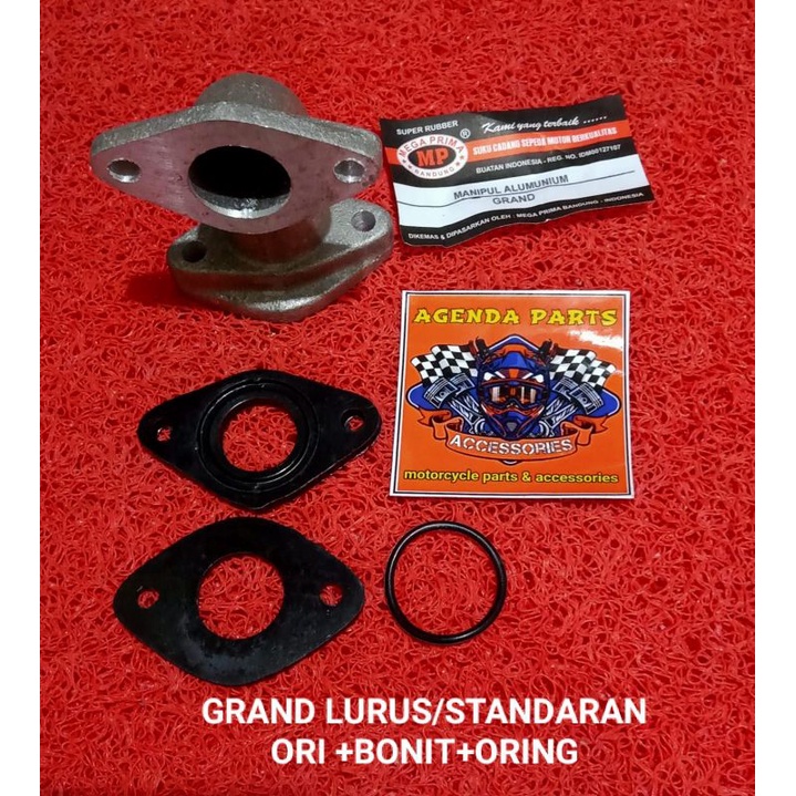 MANIPUL KARBU GRAND- MANIFOLD-INTAKE KARBU GRAND BENGKOK &amp; GRAND LURUS MODEL STANDAR +BONIT+ORING