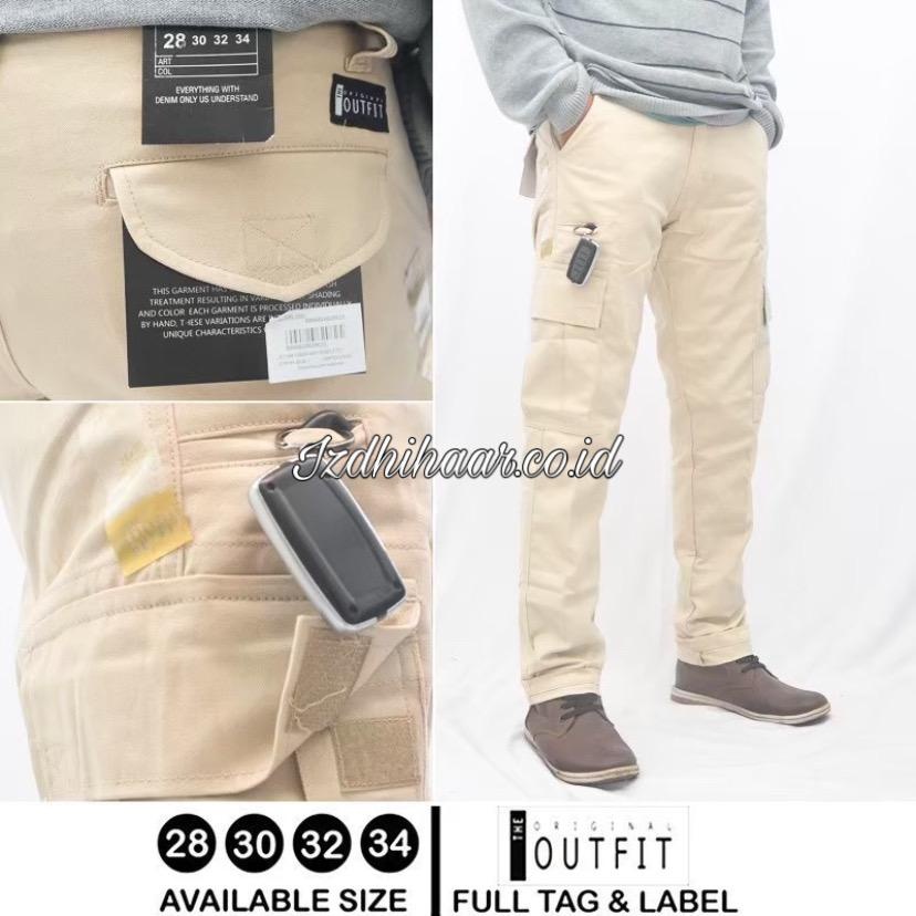 (BAYAR DITEMPAT) Celana Cargo Premium / Celana Panjang Pria Cargo Outfit Original