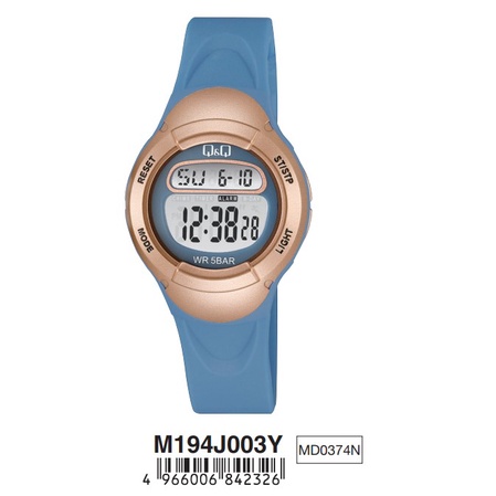 SALE Jam Tangan Wanita Casual Sporty Rubber Digital Original Q&amp;Q QNQ QQ M194 M194J Series