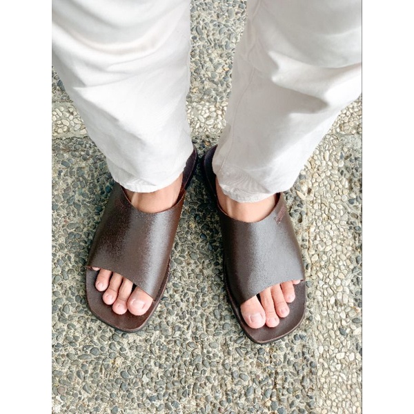 BARBATOS | Sandal Kulit Asli  Kokop Pria | Sandal Kulit Asli Casual | Kokop