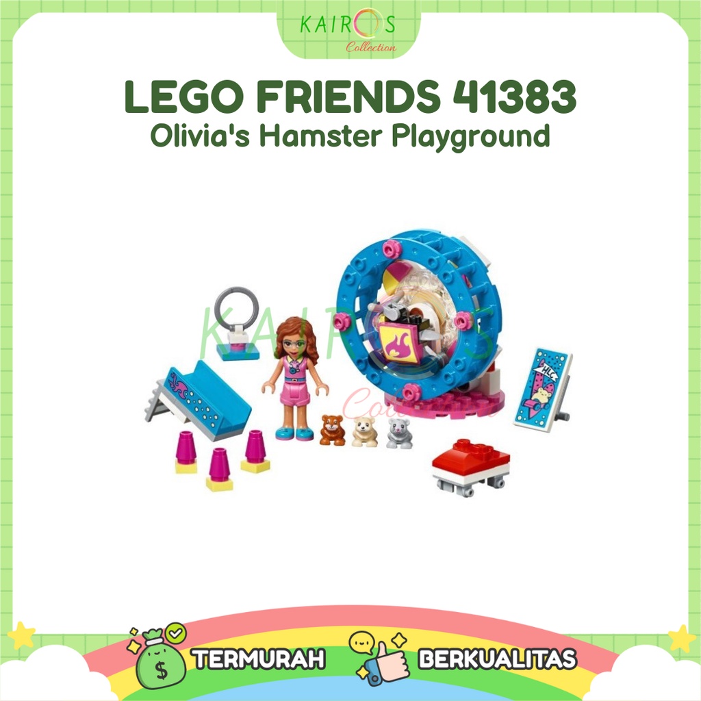 Lego Friends Olivia's Hamster Playground 41383