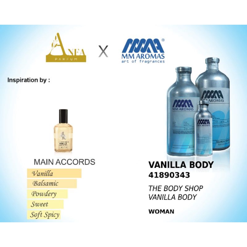 Bibit Parfum Murni Vanilla Body/The Body Shop/Vanilla Body