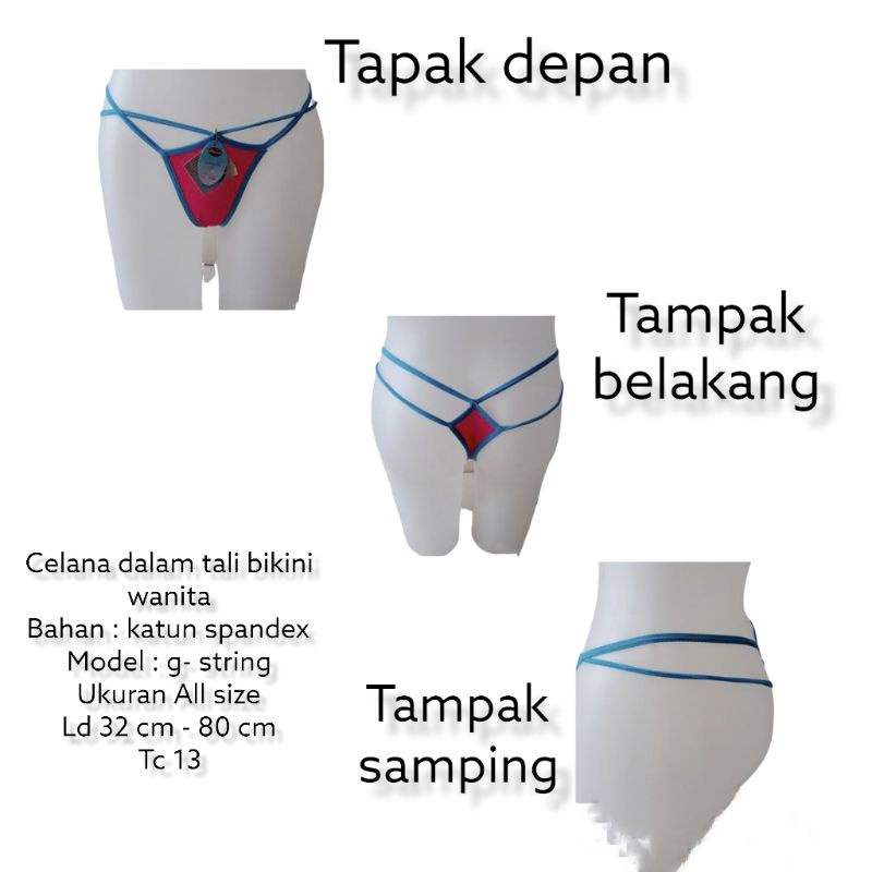 Celana Dalam Tali Wanita | Celana Dalam Bikini | Celana Dalam Sexy | WrQ