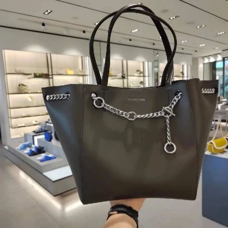 CK Minta Chain-Embellished Tote Bag