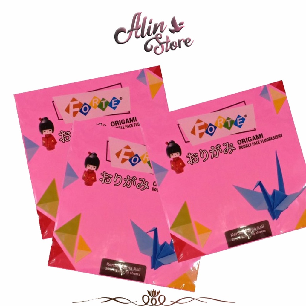 

Kertas Lipat Origami 20 X 20 (Isi 25 Lembar) Forte