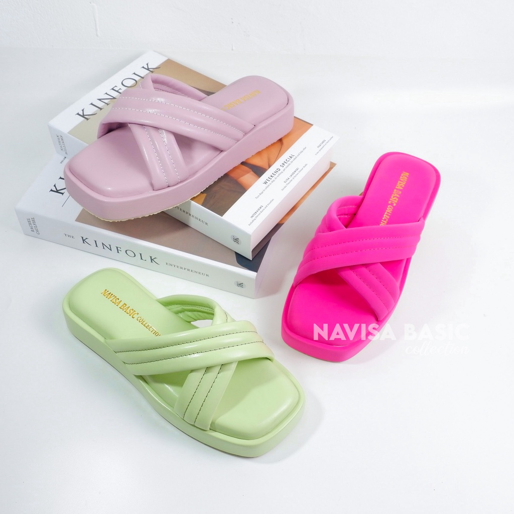 Sandal wanita Silang Empuk Sandal ootd Sandal Winod Damelia Pluvia