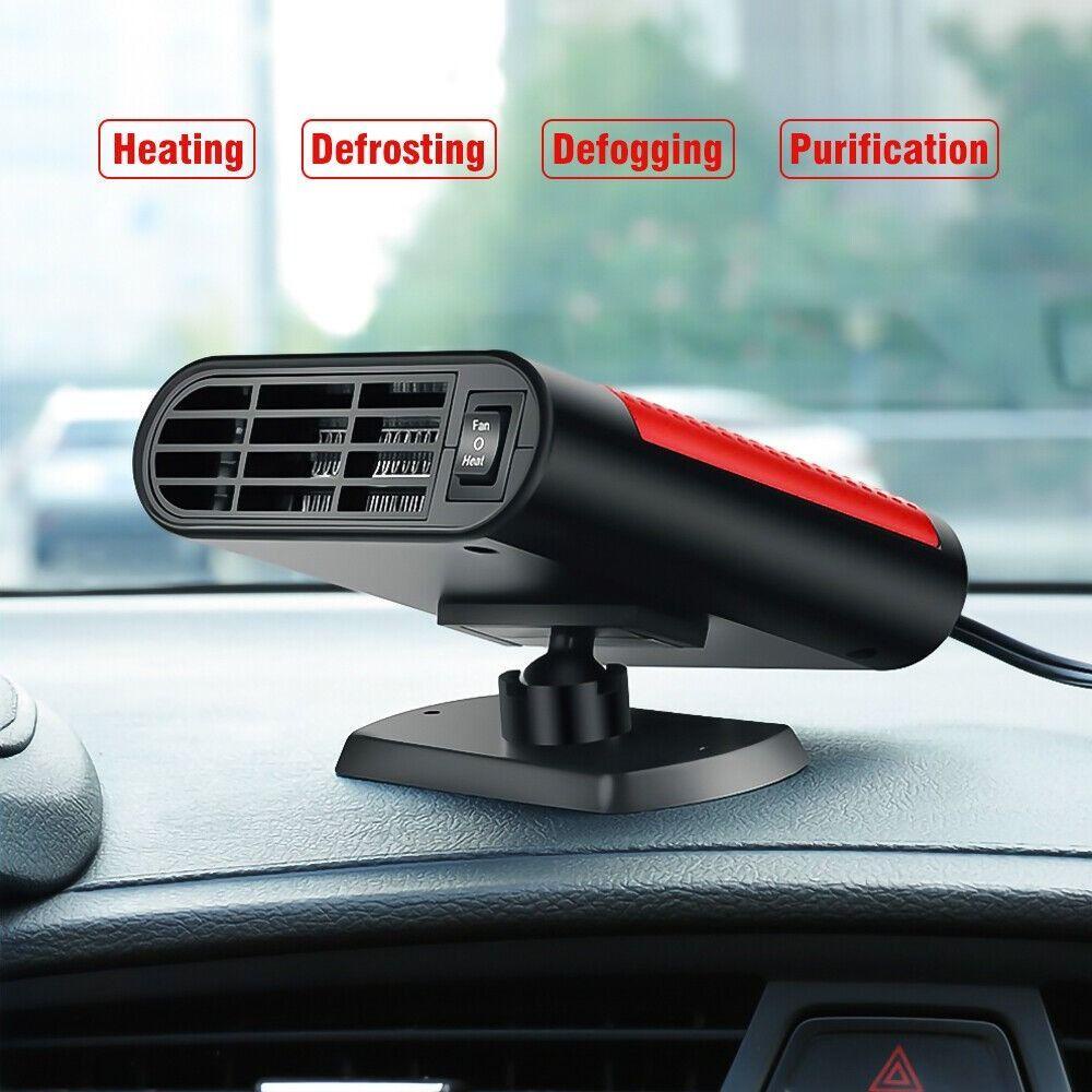 Kipas Angin Pemanas Mobil TOP Universal Auto Windshield Defogging Defroster Air Cooler