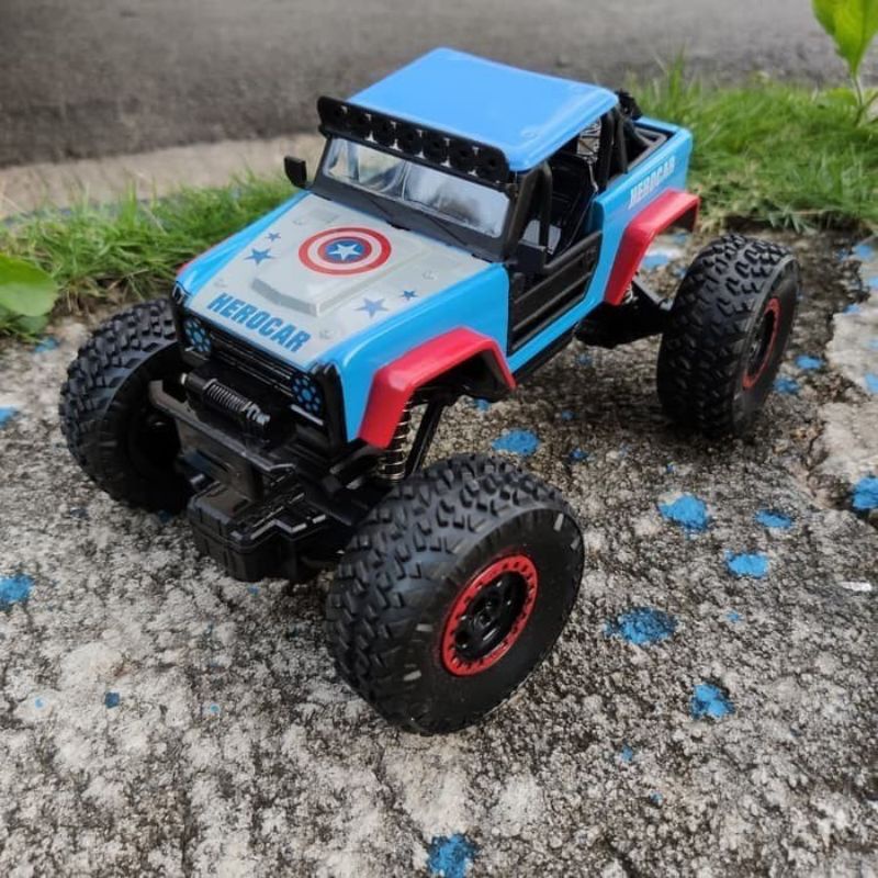 Mainan Mobil Remote Control Rock Crawler - Rc Mobil Offroad Batre Cas