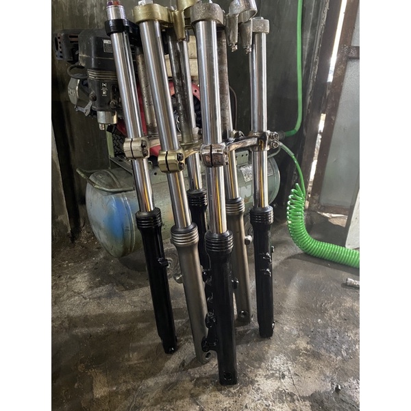 sok shock depan sokbeker depan ninja rr original copotan