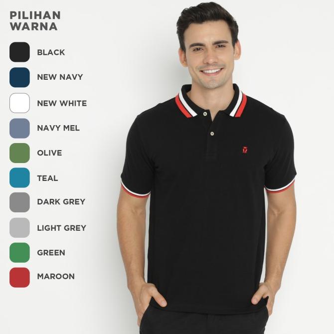 MATSUDA Kaos Polo Shirt Pria Kerah Moriyama