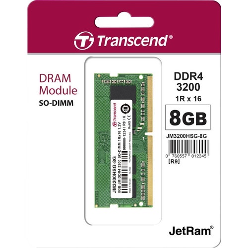 Transcend SO-DIMM JETRAM DDR4 4GB/8GB/16GB 3200 NOTEBOOK RAM