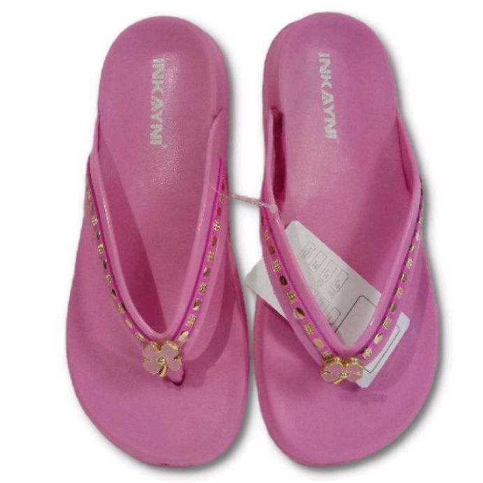 Inkayni 5016 - Sendal Jepit Karet Wanita Motif Bunga Size 36 - 40