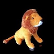 boneka singa mungil ukuran L