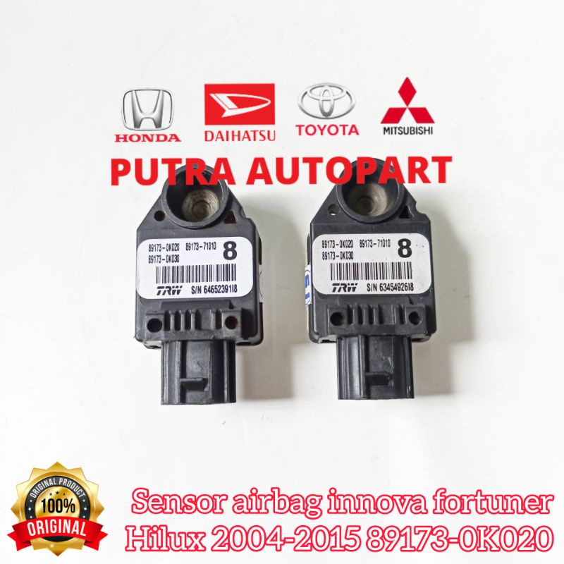 sensor airbag innova fortuner hilux 89173-0K030 0K030 2004-2015 original