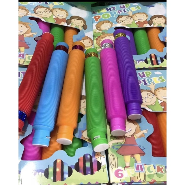 Mainan Light Up Pop Tubes Pop Pipes