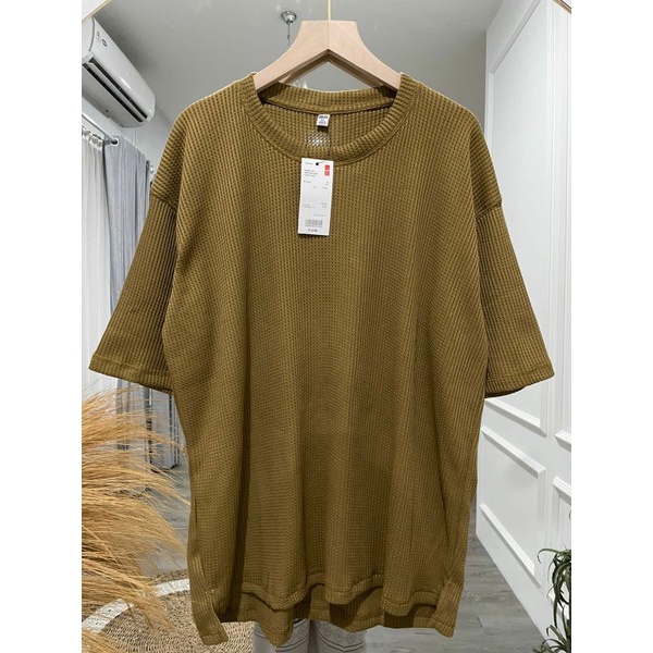 Tshirt Waffle Tag Uniqlo