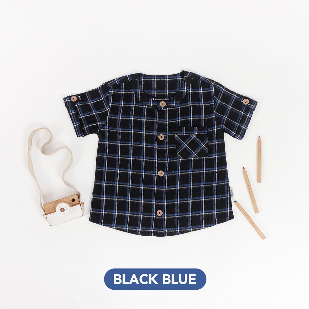 Mooi Kemeja Anak Flanel Kenji Shirt/ Mooi Kenji Shirt