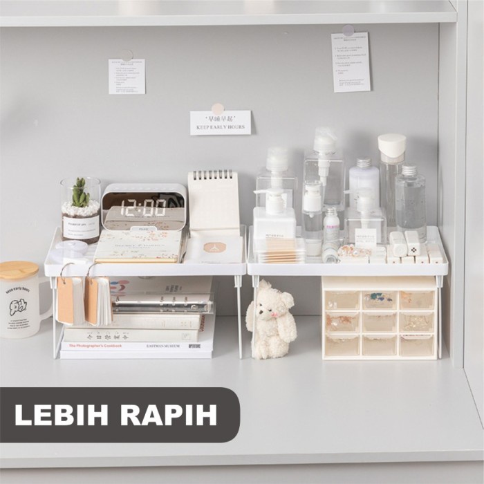 

Stationery Rak Meja Stationery Desktop Storage Rak Lipat Penyimpanan Buku Atk